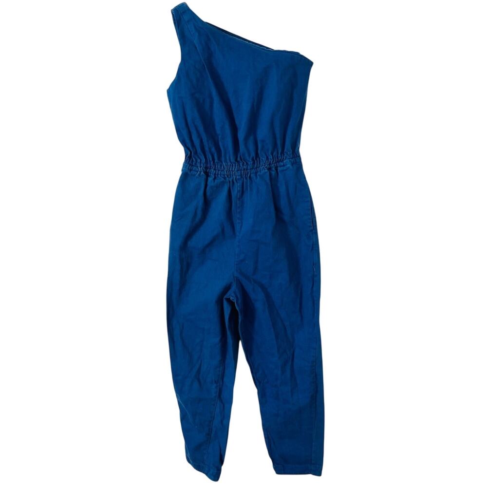 Wood Wood Cotton One Shoulder Jumpsuit